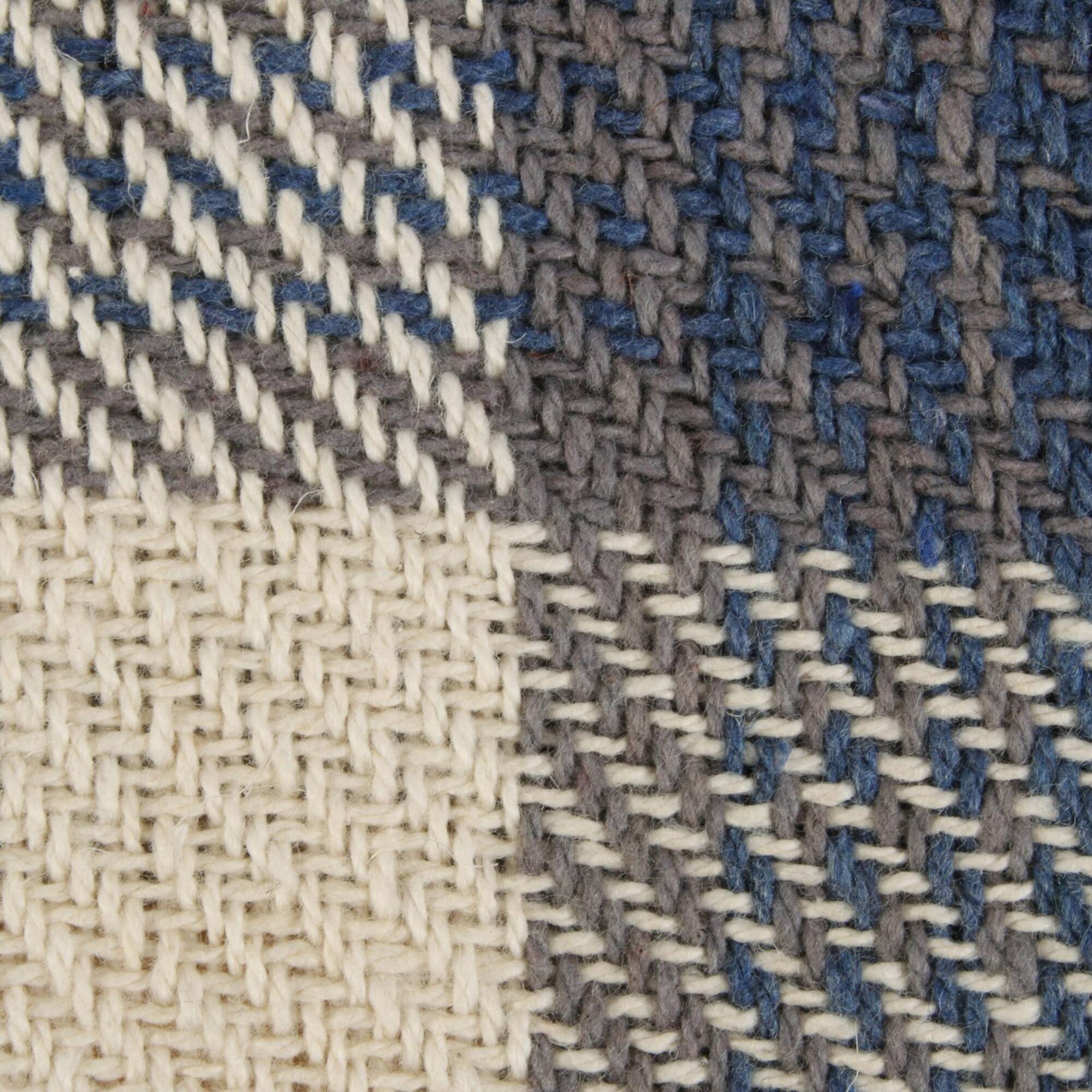 DII® French Blue Farmhouse Woven Throw